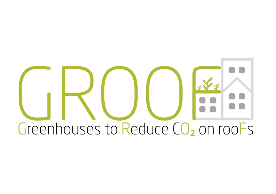 Greenhouses to reduce CO2 on roofs